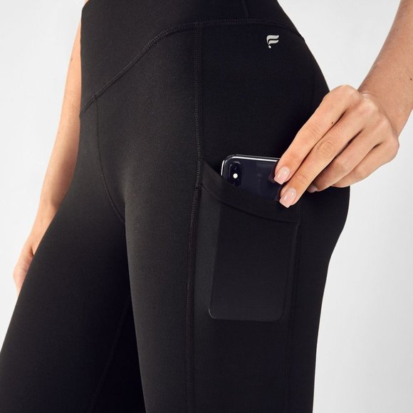 Fabletics Pants - Fabletics Mila Black Powerhold 7/8 legging